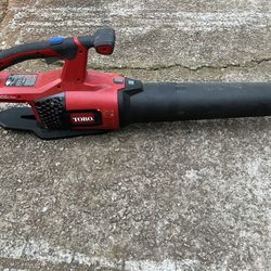 Toro 60 Volt Leaf Blower Tool Only Used 60