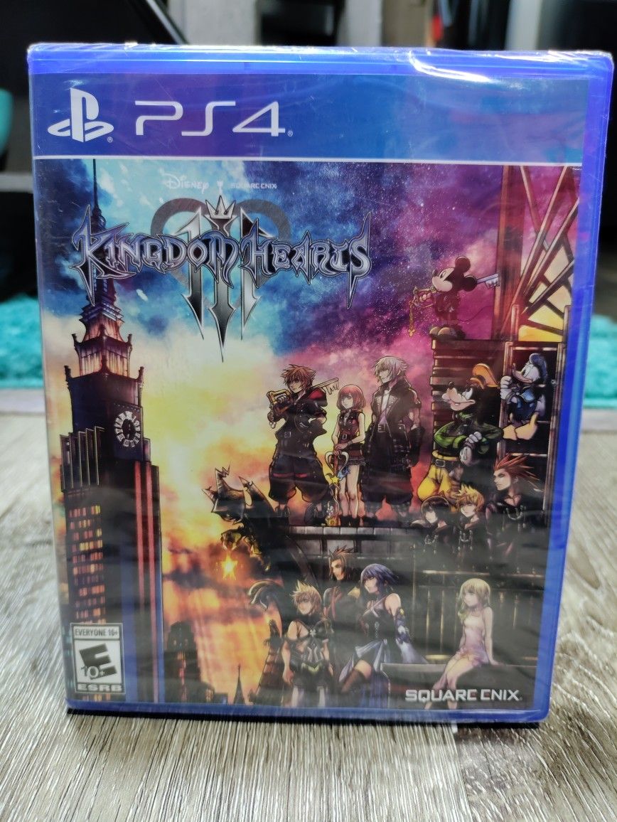 Kingdom Hearts III 3 Standard Edition PlayStation 4 PS4 Disney Video Game 