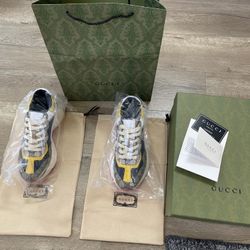 NWT Gucci GG Rhyton Sneakers IT41 Mens