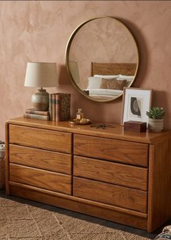 🔥VINTAGE 1980s HONEY OAK LOWBOY  🚨 JUST $85! 🔥