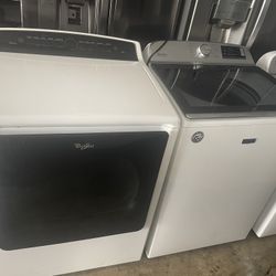 WHIRLPOOL DRYER AND MAYTAG WASHER 
