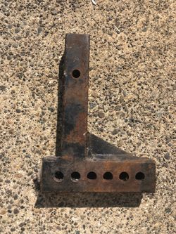 Drop hitch shank