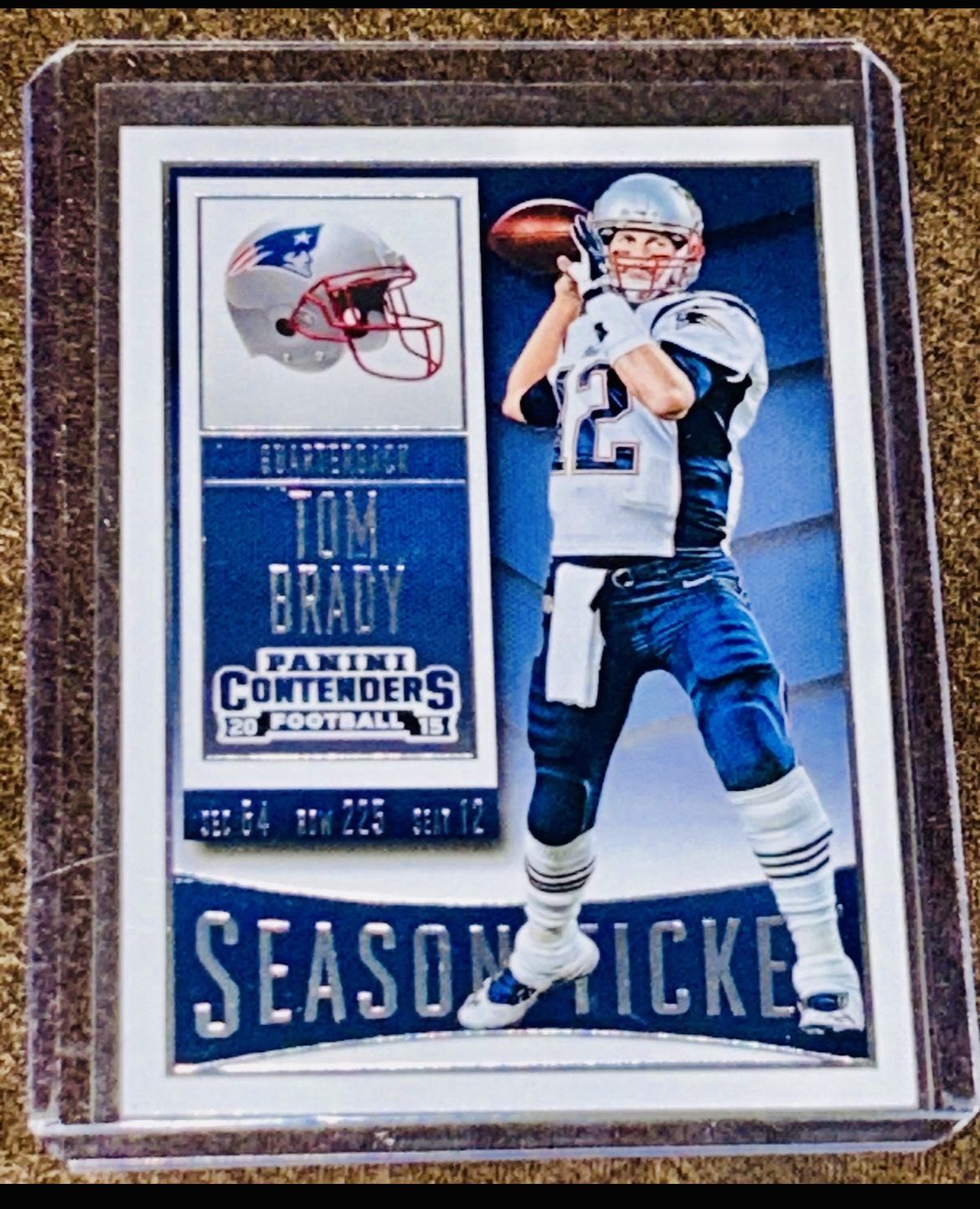 Tom Brady Season Ticket 2015