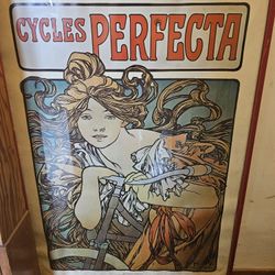 Perfecta Cycles Poster In Frame 