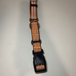 LPN Premium reflective Dog Cat Collar custom adjustable fabric for pet family