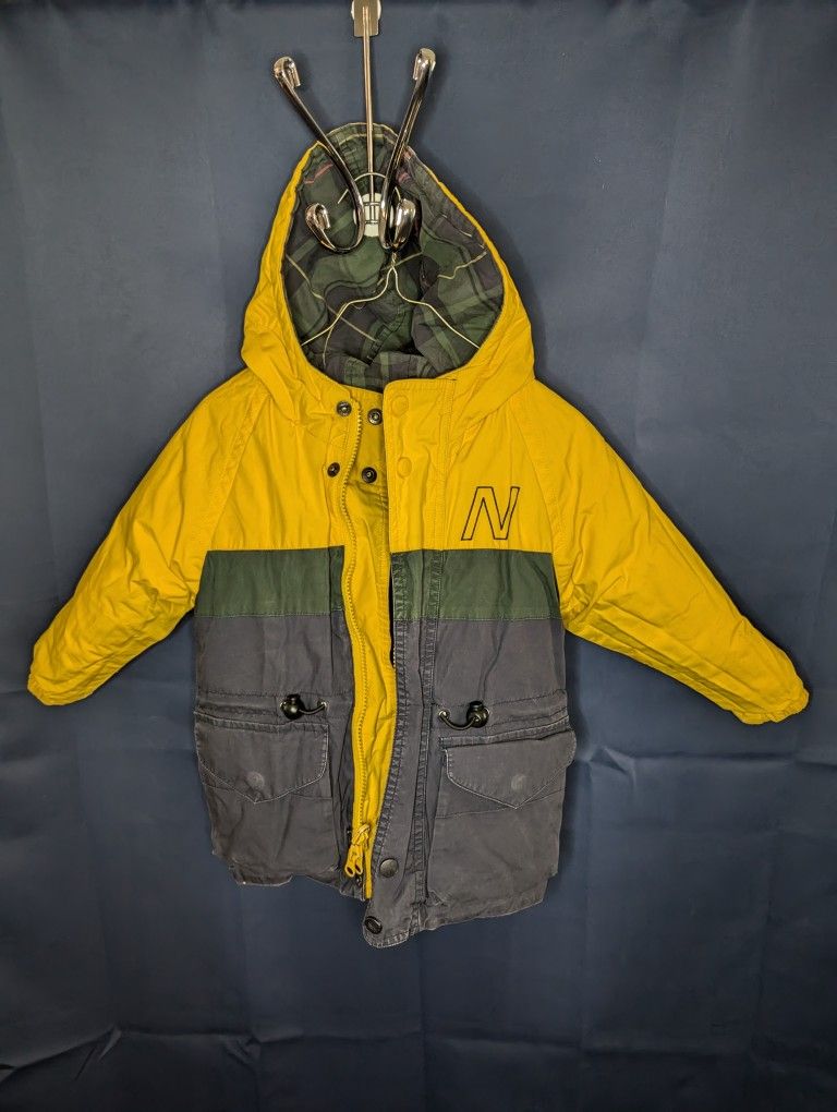 Boys Reversible Nautica Puffer Coat