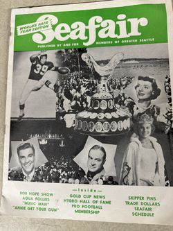 1962  Worlds Fair Edition Seafair Paper