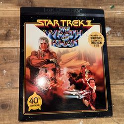 Star Trek, the wrath of Khan Blu-ray