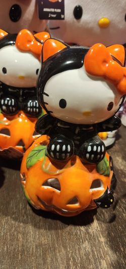 Hello Kitty Halloween Blue Sky Ceramics Tea Light Candle Holder 