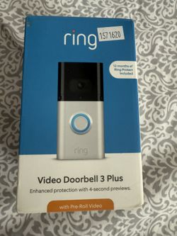 Ring Doorbell 3 Plus
