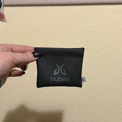 Original Jaybird Freedom Carriying Pouch, Ear Tips, and Cord Clips - New 