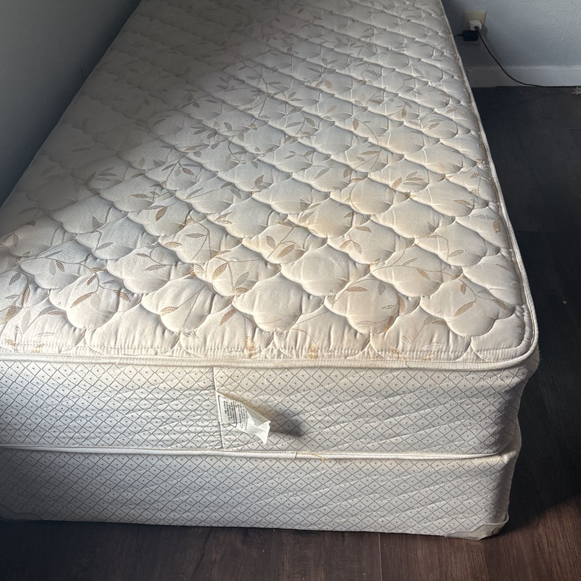 Nice Twin Mattresses And Box Spring Gently Used