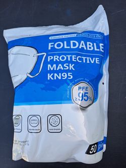KN95 Foldable Protective Masks 50-Pack