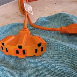 25 ft Extension cord with 3 3-prong outlets