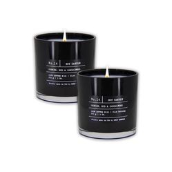 New And Sealed -Lulu Candles - Jasmine, Oud & Sandalwood (9 Oz. 2 Pack) - Highly Scented Premium Candles in Giftable Box for Home and Office
