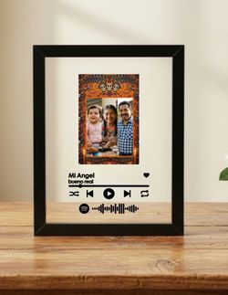 Custom  Spotify scannable floating frame