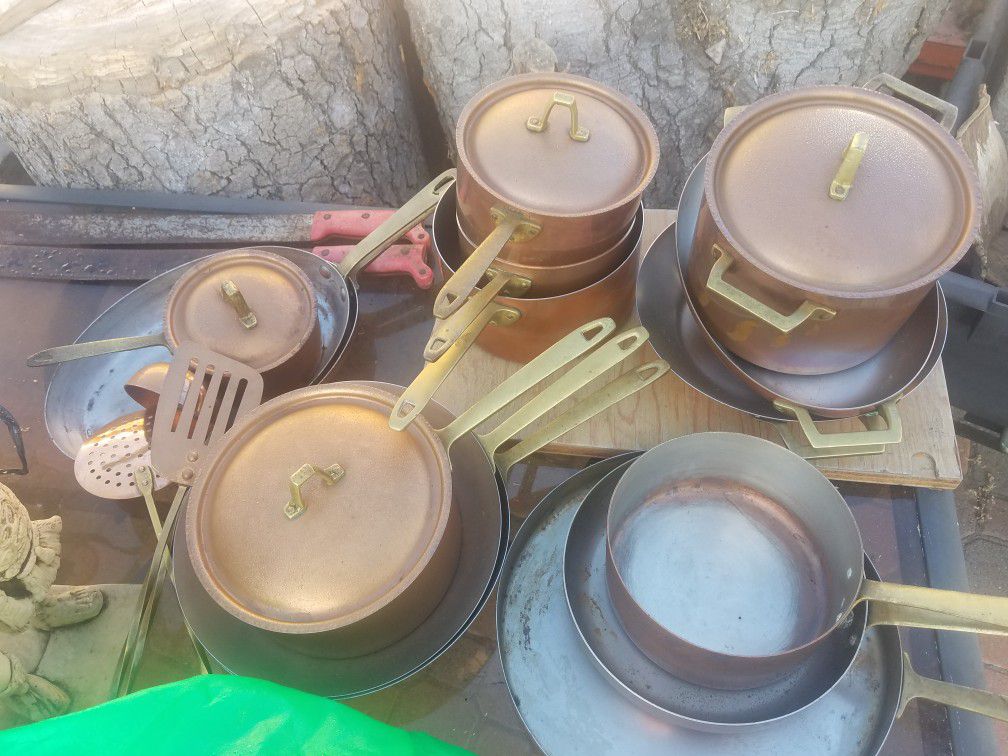 Copper pans