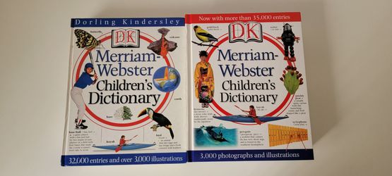 2pc Merriam Webster Children's Dictionary