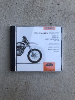 KTM 2008-2017 450 / 505 SX-F, XC-F Repair Manual