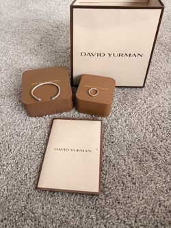 David yurman cable bracelet and ring