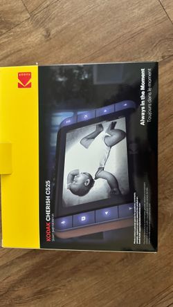 Kodak C525 WiFi Video Baby Monitor with Full Room View, Parent Unit for constant monitoring and App quick check-ins