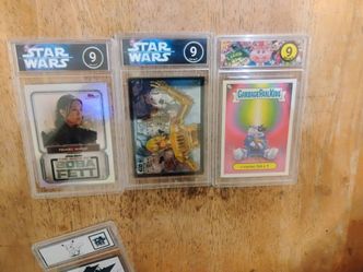 Non sports card lot all slabbed graded by independent