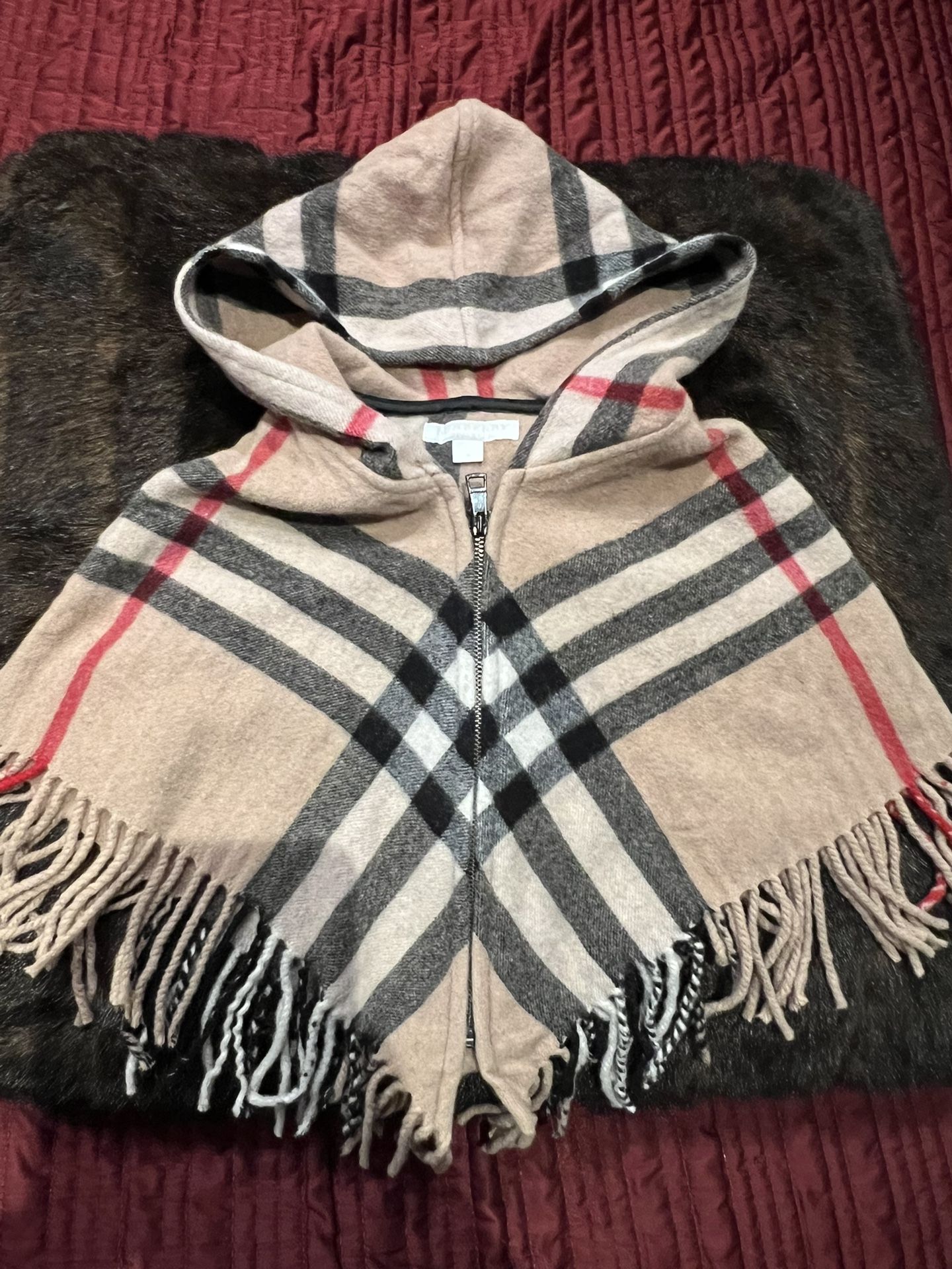 Hooded Poncho For Children