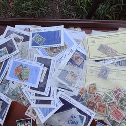 Stamps U.S. and Worldwide Collectible Tray 2