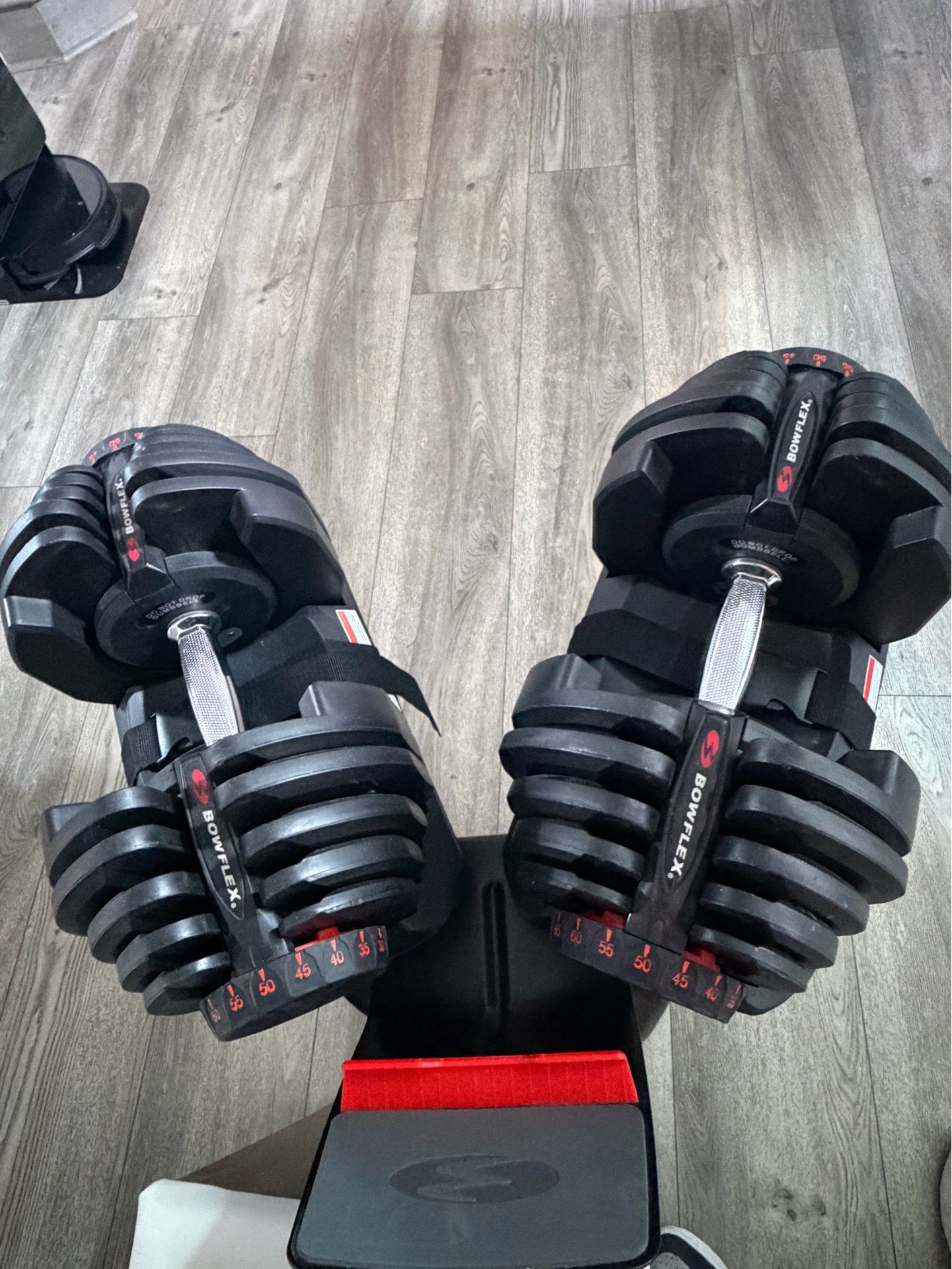 Bowflex adjustable dumbbells 10-90