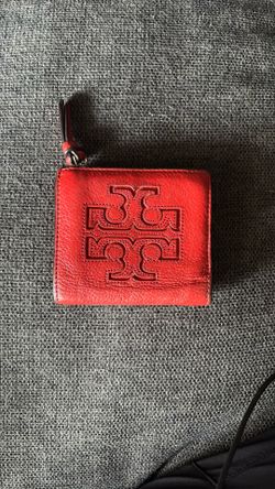 Tory Burch Thea Bi-Fold Wallet - Red leather 
