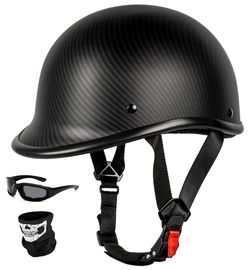 Yesmotor Vintage Motorcycle Half Helmet,Large - K214