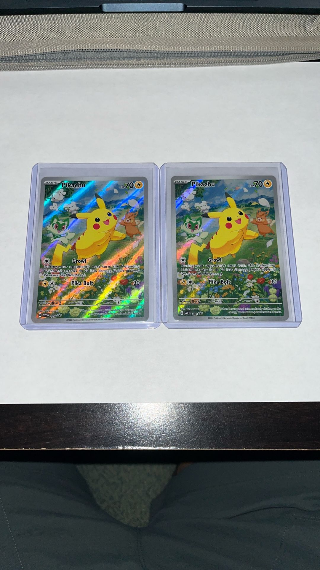 Scarlet And Violet Pikachu Promo Cards 