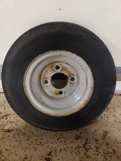 Wheel and tire