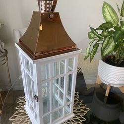 White And Gold Big Lantern