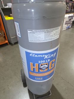 NEW Flame King 100 lb Propane Tank with Wheels – Model YSN100HOGa