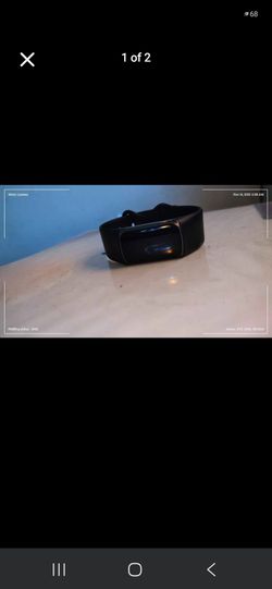 BLACK FITBIT FITNESS WATCH