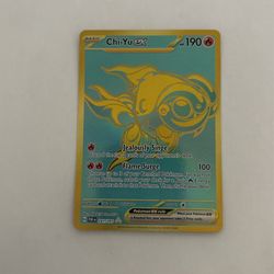 Chi-Yu Ex Pokemon Card