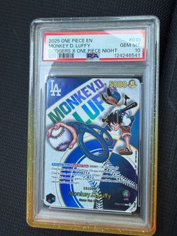 Dodgers Luffy PSA 10