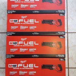 New Milwaukee FUEL Reciprocating Sawzall M18 - Tool Only.
