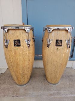 Lp aspire Pair of congas vintage hand made in Thailand