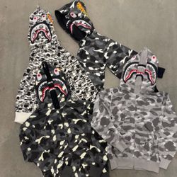 BAPE hoodies