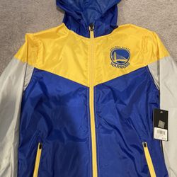 Warriors Kids Windbreaker Size M (10-12)