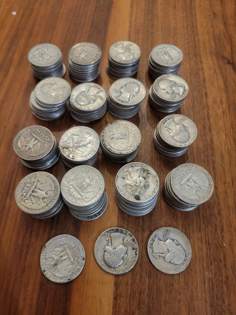 Silver Washington Quarters