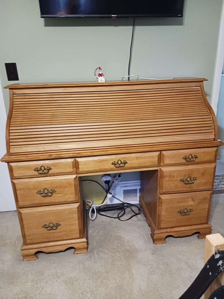 Desk, Roll Top