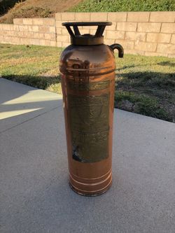 Antique fire extinguisher