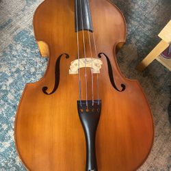 3/4 Upright Bass William Lewis And Sons Hybrid , From Germany 