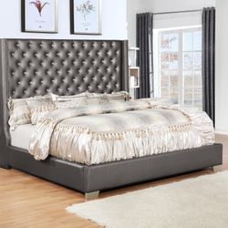 Gray Bedframe 