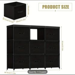 Easy To Assemble 8 Cube dresser - Closet Organizers And Storage