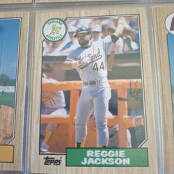 1987 Reggie Jackson Topps