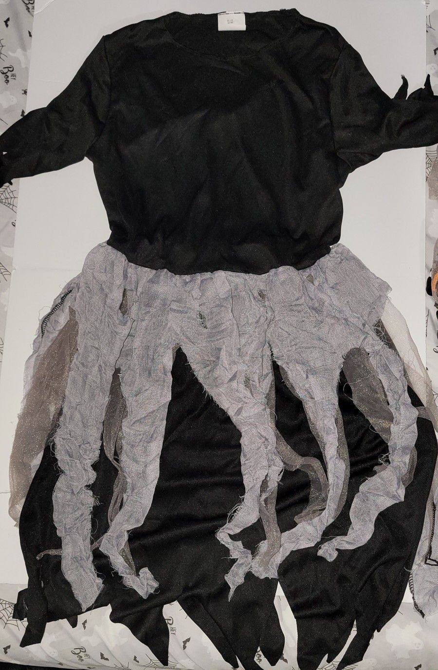 KID'S GRIM REAPER COSTUME Halloween Dark Cosplay Party Spooky Scary Dress Up Emo